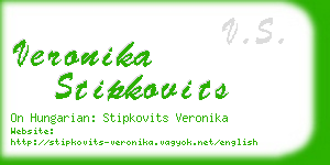 veronika stipkovits business card